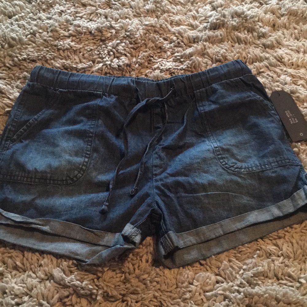 Denim shorts
